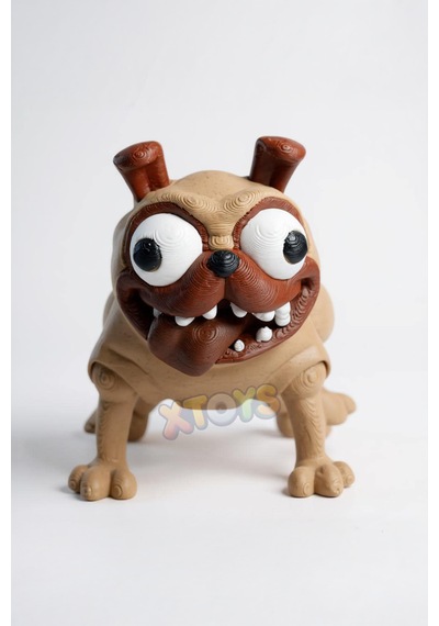 Çılgın Köpek Figürü Anahtarlık, Hediyelik Çanta Aksesuarı Ve Hareketli Oyuncak Goofy Kahverengi