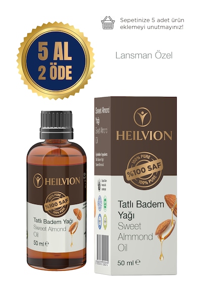 Tatlı Badem Yağı %100 Saf Ve Doğal Soğuk Sıkım Kaş & Kirpik Bakımı,e Vitamini 50 ML