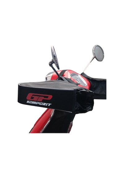 GP Kompozit Universal Scooter El Korumalı Rüzgarlık Siyah