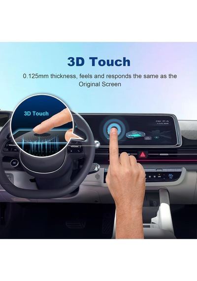Hyundai Ionıq 6 Uyumlu 2024 2025 Gösterge Ve Navigasyon Büyük Bilgi Ekranı 9h Nano Ekran Koruyucu