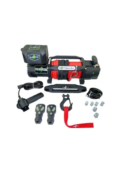 13500 Lb 12v Sentetik Halatlı Elektrikli Vinç Off-road 4x4, Arazi Karavan