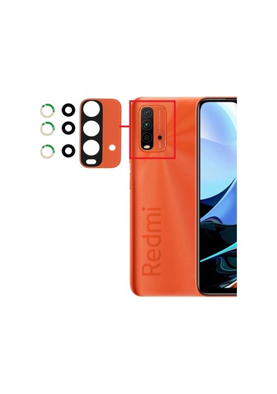 Xiaomi Uyumlu Redmi 9T Kamera Lensi Camı Full M2010J19SG M2010J19SY K