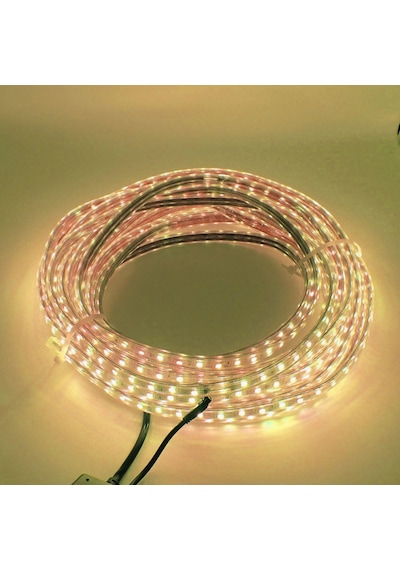 Sunlight 3 Çip Dış Mekan Şerit Led Işık Hortum 220V Fişli 6 Renk