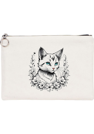 Tattoo Tablet/portföy Çanta - Astarlı 30x21 Cm Beyaz - No.06 Beyaz