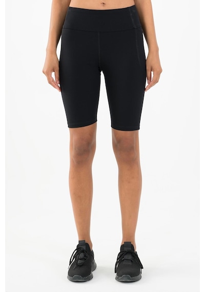 Maraton Active Slimfit Kadın Şort Fitness Siyah Şort 22267-siyah