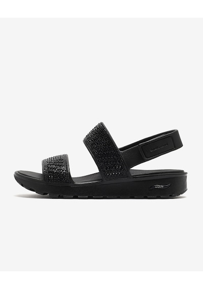 Skechers Arch Fıt Footsteps - Enchant Kadın Siyah Sandalet 111531 Bbk Siyah