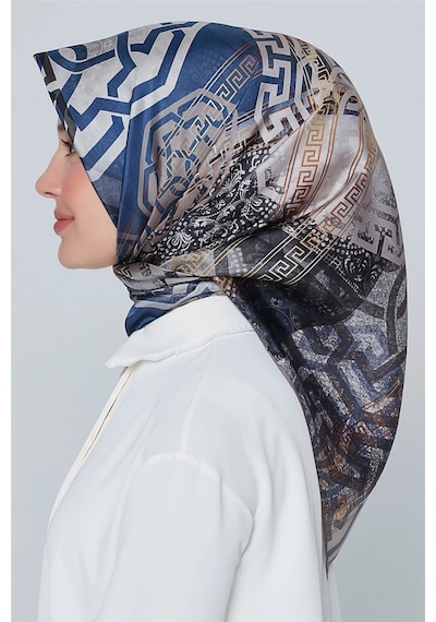 Armine Özel Nostalji Serisi Twill İpek Eşarp Modelleri 8245D-09