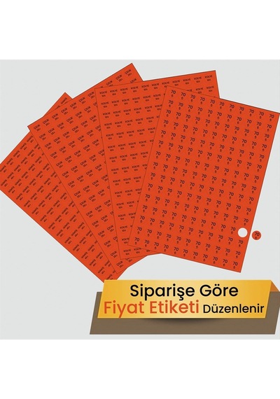 Fiyat Etiketi 165 Adet 15 Mm
