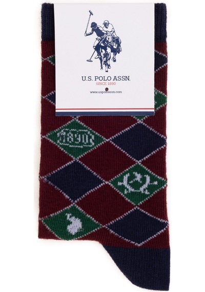 U.S. Polo Assn. Erkek Çocuk 2'li Soket Çorap 50299270-VR014