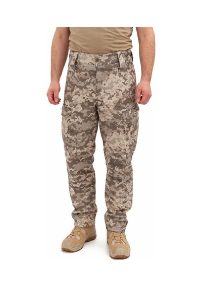 Sıngle Sword Suya Ve Rüzgara Dayanıklı Çok Cepli Softshell Pantolon - Piksel Kamuflaj, S Beden Piksel - 611415699 Piksel