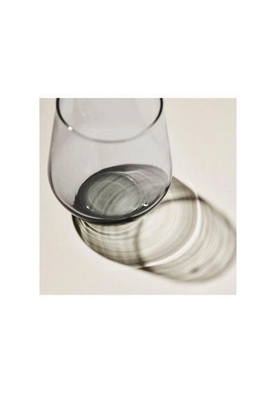 Ikea Ivrıg Meşrubat Bardağı 450 Ml Şeffaf Gri