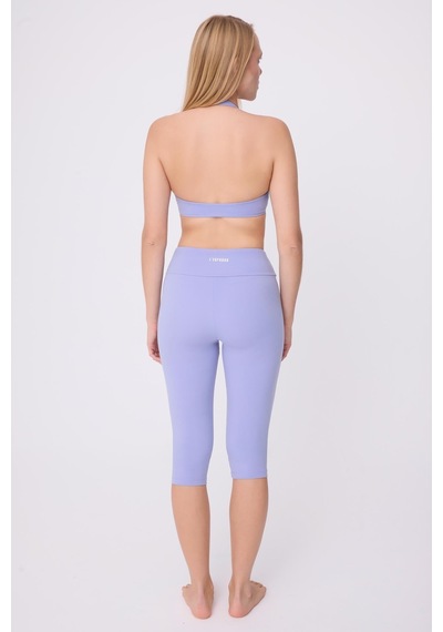 Hıghrıse Comfortflex Yüksek Bel Spor & Aktif Yaşam Kapri Taytı-2687 Lavanta
