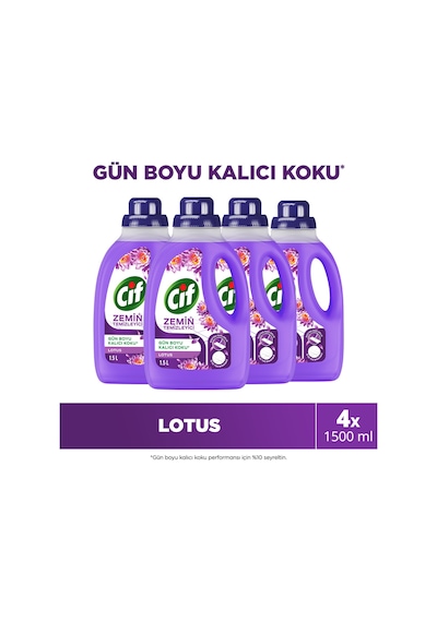 Zemin Temizleyici Lotus 1500 Ml X4 Diğer