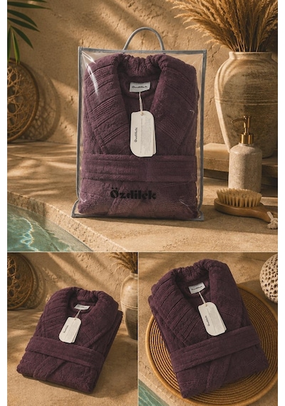 Özdilek Opulent Touch Bornoz Mor L Beden