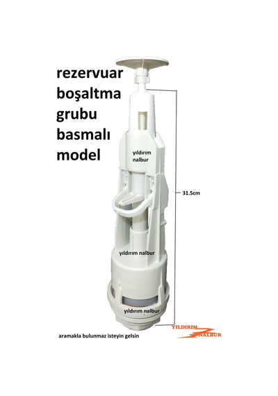 Klozet Rezervuar Boşaltma Grubu Banyo Depo Rezervuar Orta Göbek B