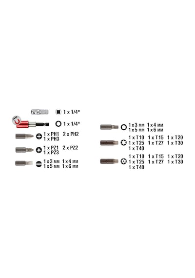 Kwb Bits Ucu Seti - 32 Parça