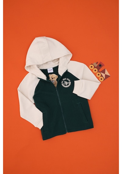 U.S. Polo Assn. Erkek Çocuk Fermuarlı Kapüşonlu Koyu Yeşil Sweatshirt 50293498-VR079 U.S. Polo Assn. Erkek Çocuk Fermuarlı Kapüşonlu Koyu Yeşil Sweatshirt 50293498-VR079