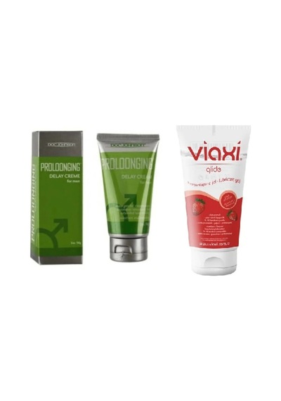 Süper Viaxi Proloongıng Krem 56 Ml+viaxi Çilek Aromalı Kayganlaştırcı