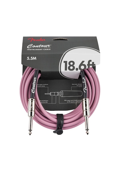 Fender Contour Serisi 5,5m Burgundy Mist Enstrüman Kablosu
