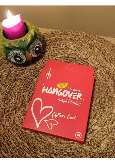 Hangover İçki Oyunu - Kese Hediyeli 45 Kart Çiftler İçin Eğlenceli Kart Oyunu