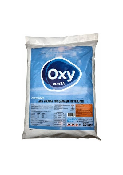 Oxy Matik Ana Yıkama Toz Çamaşır Deterjanı 20 KG