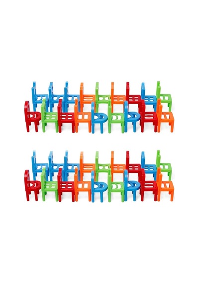 Chair Stack Eğitici Oyuncak Sandalye Denge Oyunu - Eğitici Denge Oyunu
