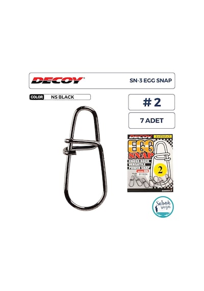 Decoy Sn-3 Egg Snap Klips 2 60lb 7 Adet