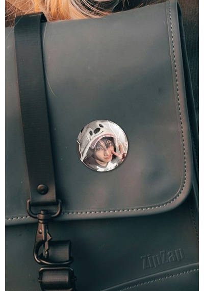 Bang Chan Stray Kids Kpop Çanta Süsü Rozet İğneli Buton Rozet Seti 1 Adet Tekli