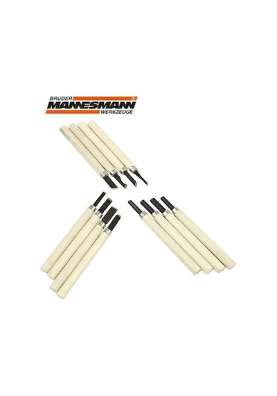 Mannesmann 690-12 Ahşap Oyma Bıçak Seti 12 Parça