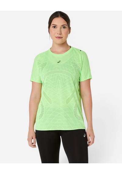 Asics Metarun Ss Top Kadın Yeşil Kısa Kollu Tshirt 2012d418-300