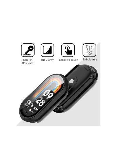 Protective-case Akıllı Saatler İçin 2 Si 1 Arada Sert Polikarbonat Kasa Koruyucu Dokunma Ve Netliği Etkilemeyen Çizilmeye Karşı Ekran Koruyucu Kılıfıı Siyah, Xiaomi Mi Band 10 Çok Renkli Protective-case Akıllı Saatler İçin 2 Si 1 Arada Sert Polikarbonat Kasa Koruyucu Dokunma Ve Netliği Etkilemeyen Çizilmeye Karşı Ekran Koruyucu Kılıfıı Siyah, Xiaomi Mi Band 10 Çok Renkli