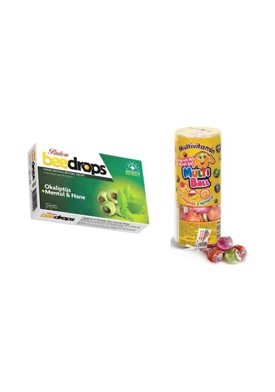 Multi Ball 15 Li Dokme Lolipop Vitamin Ve Mineralli+pastil 24