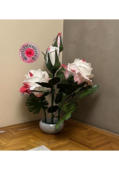 Favorite Beyaz Lambader 112cm 2,5kg 220volt Dekoratif Organik