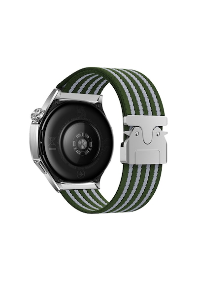Huawei Watch Gt 3 42mm Mkst Krd-133 22mm Naylon Kumaş Hasır Örgülü Kordon - Yeşil