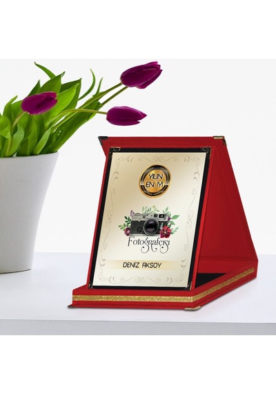 Kişiye Özel Yılın En İyi Fotoğrafçısı Kırmızı Plaket Ödülü
