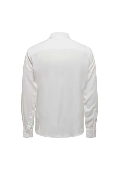 Only & Sons Erkek Viskon Gömlek 22027792 Beyaz