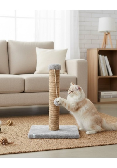 Reyo Pet Kedi Tırmalama Tahtası Gri 42 Cm