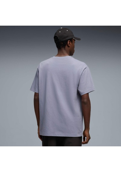 Puma Essentıals Elevated Cat Logo Erkek Geniş Kesim Tişört 634391 65 Gri