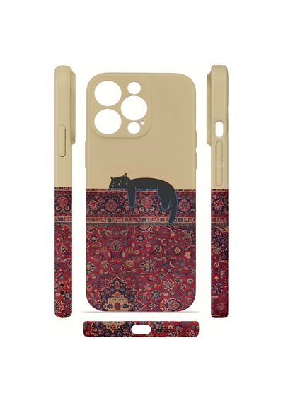 Apple iPhone Uyumlu 12 Pro Max Vorian İnce Kamera Korumalı Mika Kılıf Persian Cat Lounge Persian Cat Lounge Mika