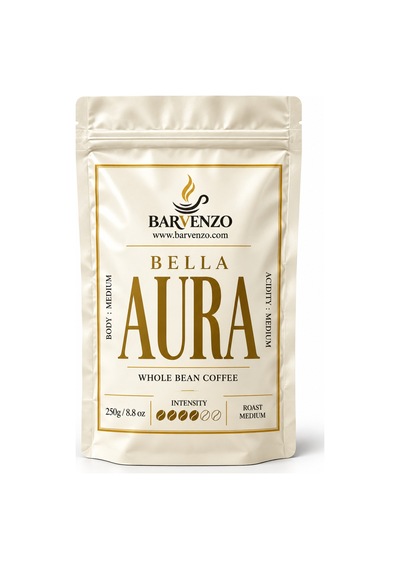 Barvenzo Bella Aura 250 G Çiçeksi Zarafet Nitelikli Kahve Espresso