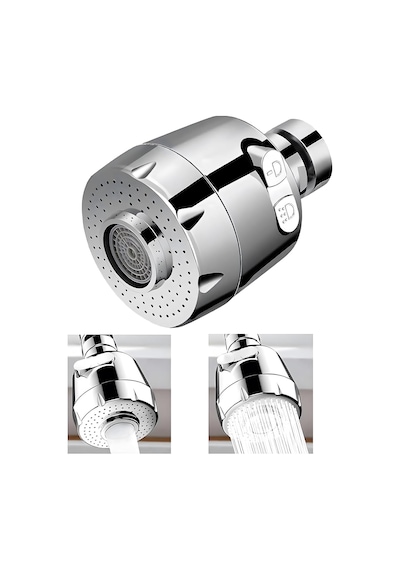 Xspring Mutfak Bataryası Başlığının Değiştirilmesi, 2 Fonksiyon Modu Krom Mutfak Bataryası İçin Sprey Başlığını Çekin, Mutfak Ve Banyo Lavabosu İçin 360 Dönebilen Musluk Bataryası Ek Spreyi Xspring Mutfak Bataryası Başlığının Değiştirilmesi, 2 Fonksiyon Modu Krom Mutfak Bataryası İçin Sprey Başlığını Çekin, Mutfak Ve Banyo Lavabosu İçin 360 Dönebilen Musluk Bataryası Ek Spreyi