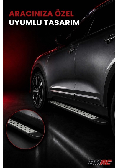Ford Connect 2022-2026 Uyumlu Araca Özel Dot Line Swb Yan Basamak