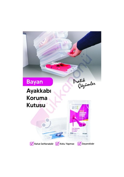 Ayakkabı Saklama Ve Koruma Kutusu 1 Adet Plastik Turuncu Tr Diğer