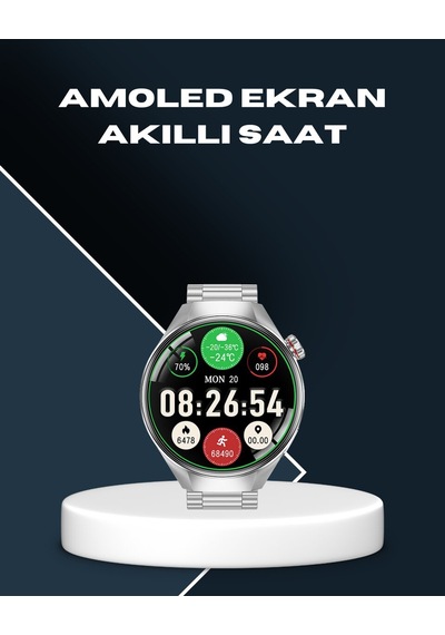 Akıllı Saat Bluetooth Görüşme Destekli Spor Sağlık Ve Bildirim Özellikli