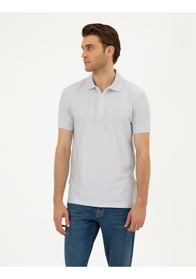 Pierre Cardin Erkek Açık Gri Tişört 50284327-vr001 Açık Gri Açik Gri