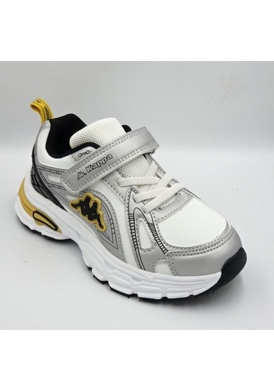 Kappa Kp-4061f Beyaz Gümüş Erkek Çocuk Sneaker Spor Ayakkabı