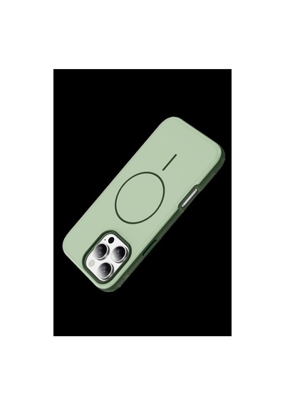 Joko Apple iPhone  Uyumlu  16 Pro Max Neksa Magsafe Kapak - Yeşil