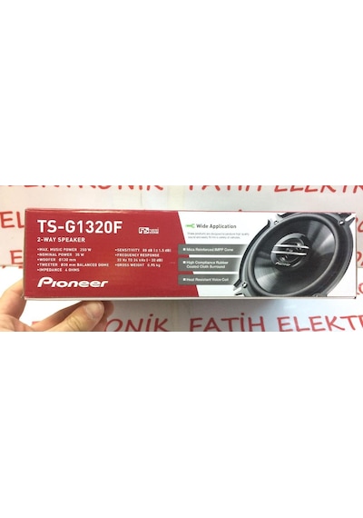 Pıoneer Ts-G1320F 13 Cm Hoparlör Tweeterli 250 Watt Maximum Power