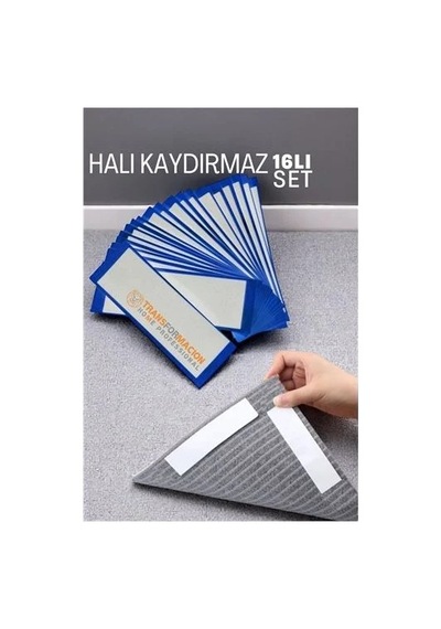 Halı Kaydırmaz - Halı Kilim Yolluk Kayma Önleyici Yapışkan 16 Lı Set