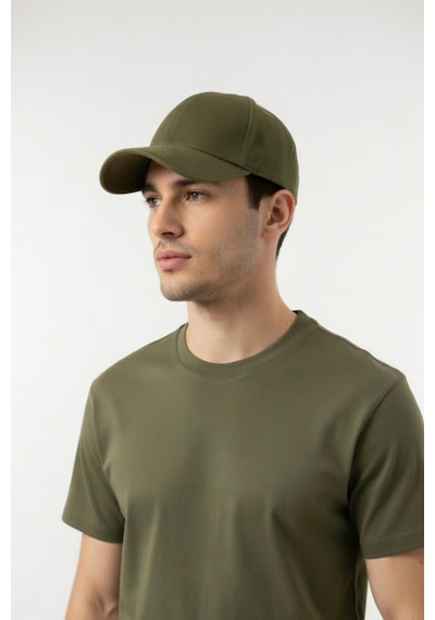 Mollycrush Luxury Unisex Haki Pamuklu Beyzbol Şapkası Premium Casual Outdoor Model Haki
